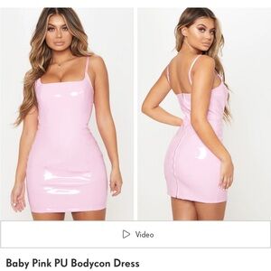 Barbie pink bodycon dress- size 6